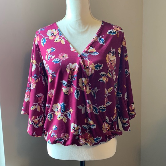 Floral Lauren Helena shirt size Medium - Picture 1 of 4